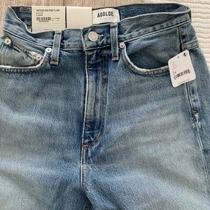 NWT AGOLDE Vintage High Waist Flare - Size 24